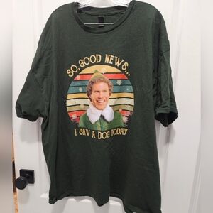 EUC Buddy The Elf T Shirt Green 3xl Xxxl Christmas Shirt